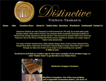 Tablet Screenshot of distinctivetimbers.com.au